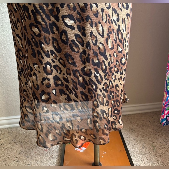 Vintage Studio One Leopard Print Maxi Dress With Cropped Jacket - Picture 4 of 13